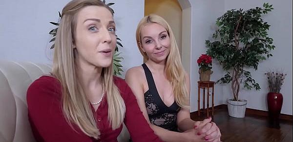  Stepsis sucks stepbrothers dick in front of stepmom